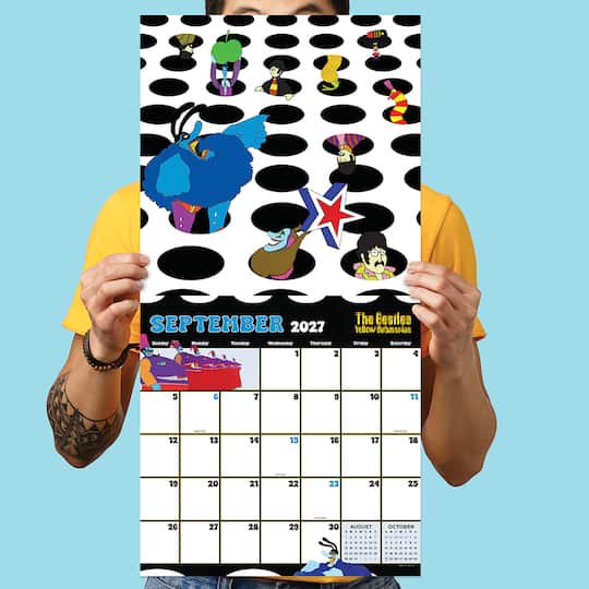2027 The Beatles: Yellow Submarine Wall Calendar